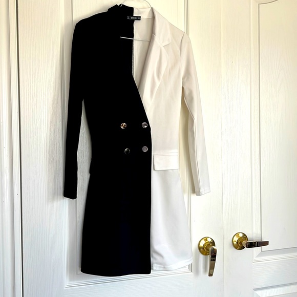 Two-tone Blazer Dress - size XS - Picture 2 of 3